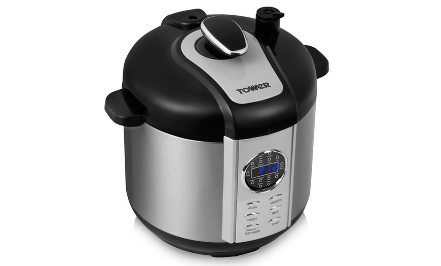 Image 2: Tower Electric Pressure Cooker