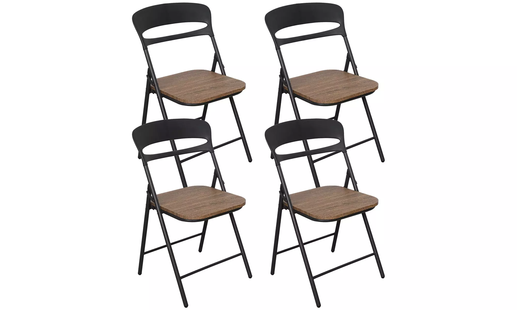 Set di 4 sedie pieghevoli Isidora