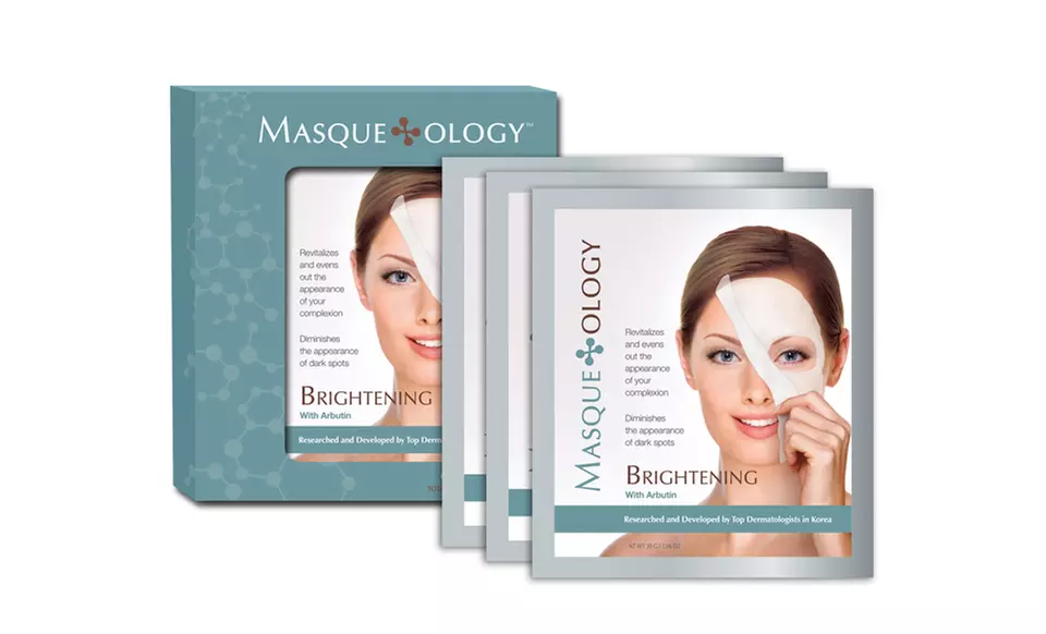 6-Pack of Masqueology Brightening Facial Masks - Primary Image