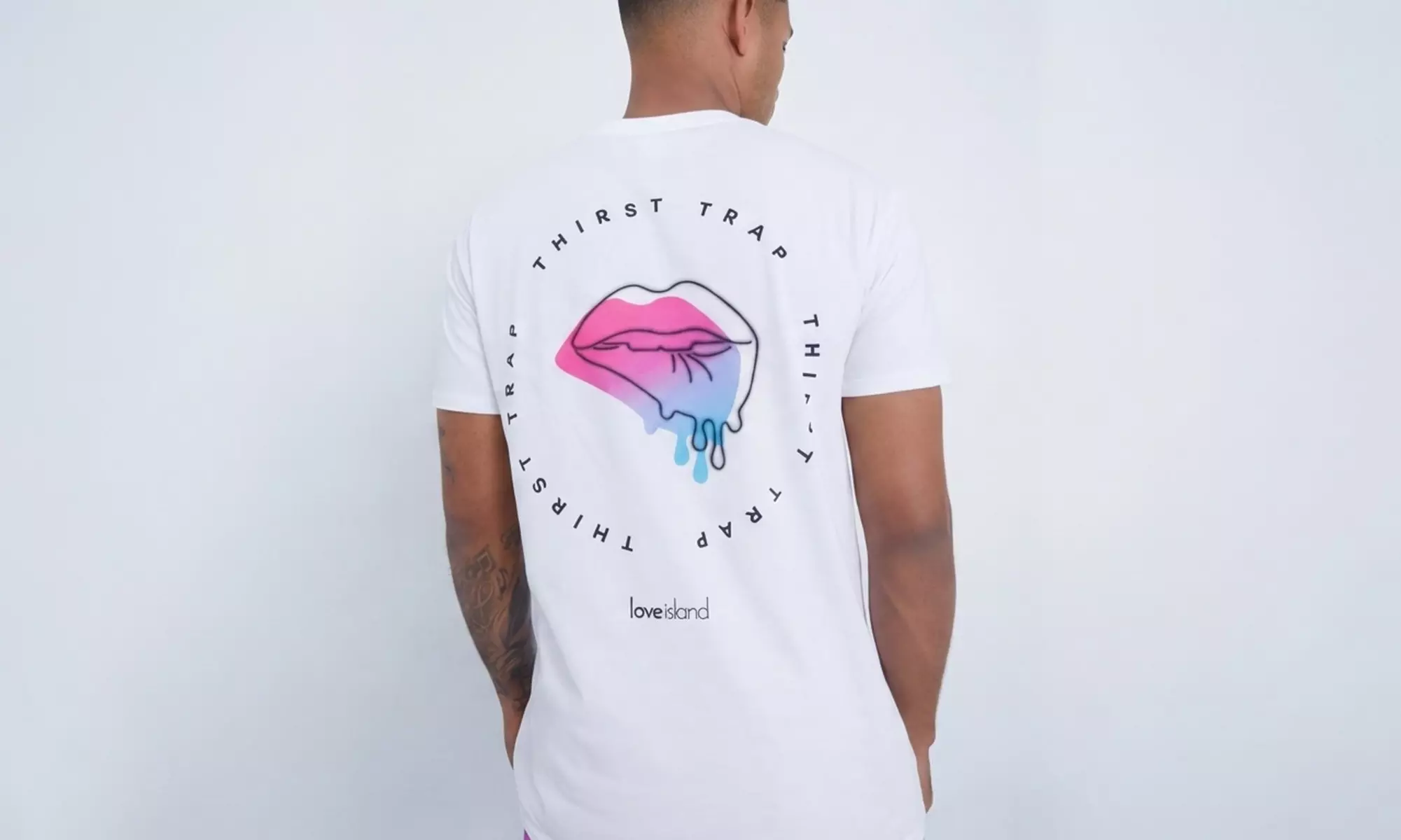 Love Island Logo Cotton T-Shirt for Men