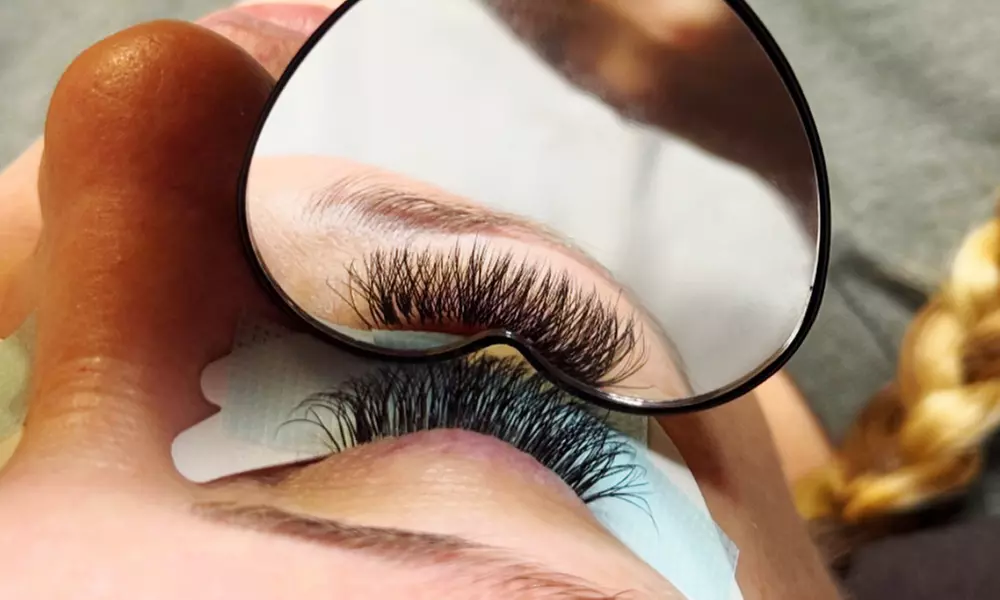 Enhance Your Lashes with Full Set of Eyelash Extensions with One Fill at Riot Lash - Up to 27% Off