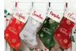 Personalized Embroidered Christmas Stockings for Festive Fun - Up to 82% Off - Second Medium