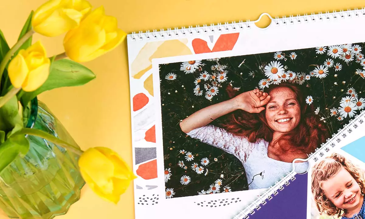 Personalised Photo Calendar in A4, A3 and XL format from Colorland
