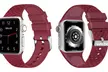 Waloo Carbon Fiber Silicone Band for Apple Watch Series 1–5 - Second Medium