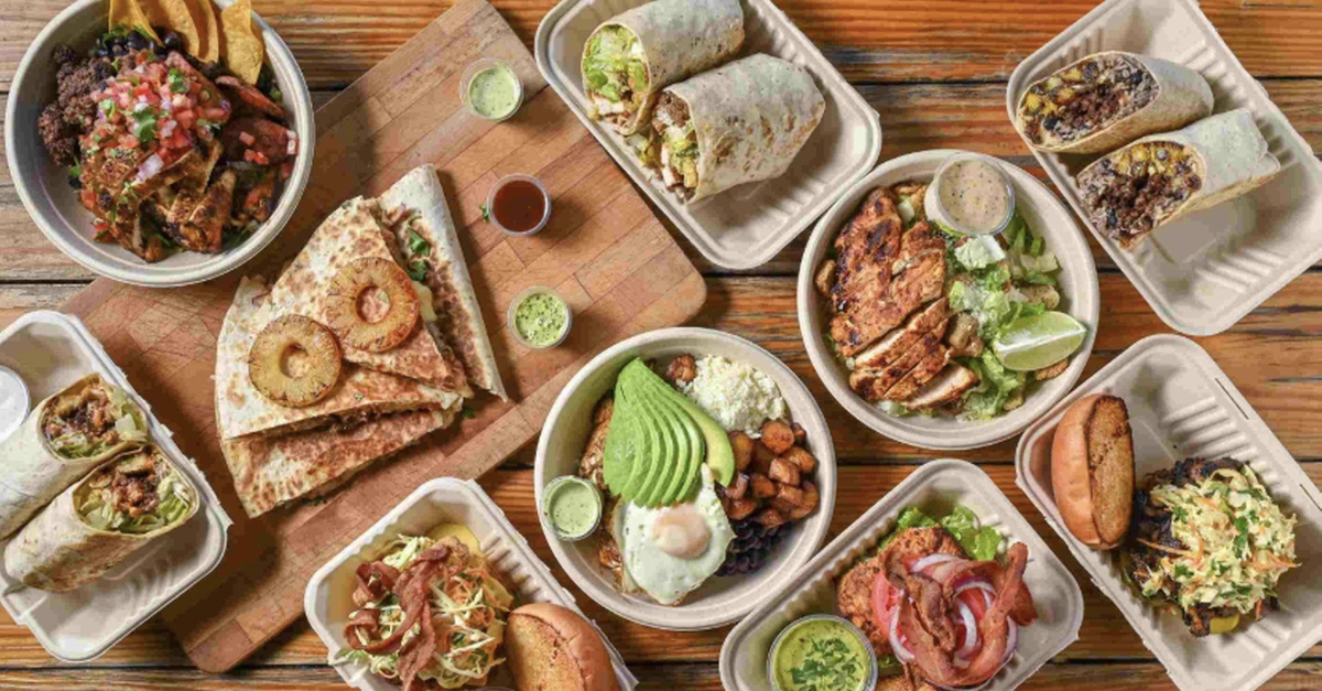Fresh Mexican-American Food & Drinks Credit at Foodie Stop, Miami