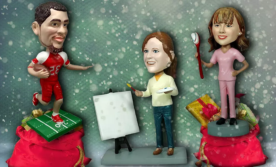 Individual or Couple Custom Bobbleheads from BigBobble - Primary Image