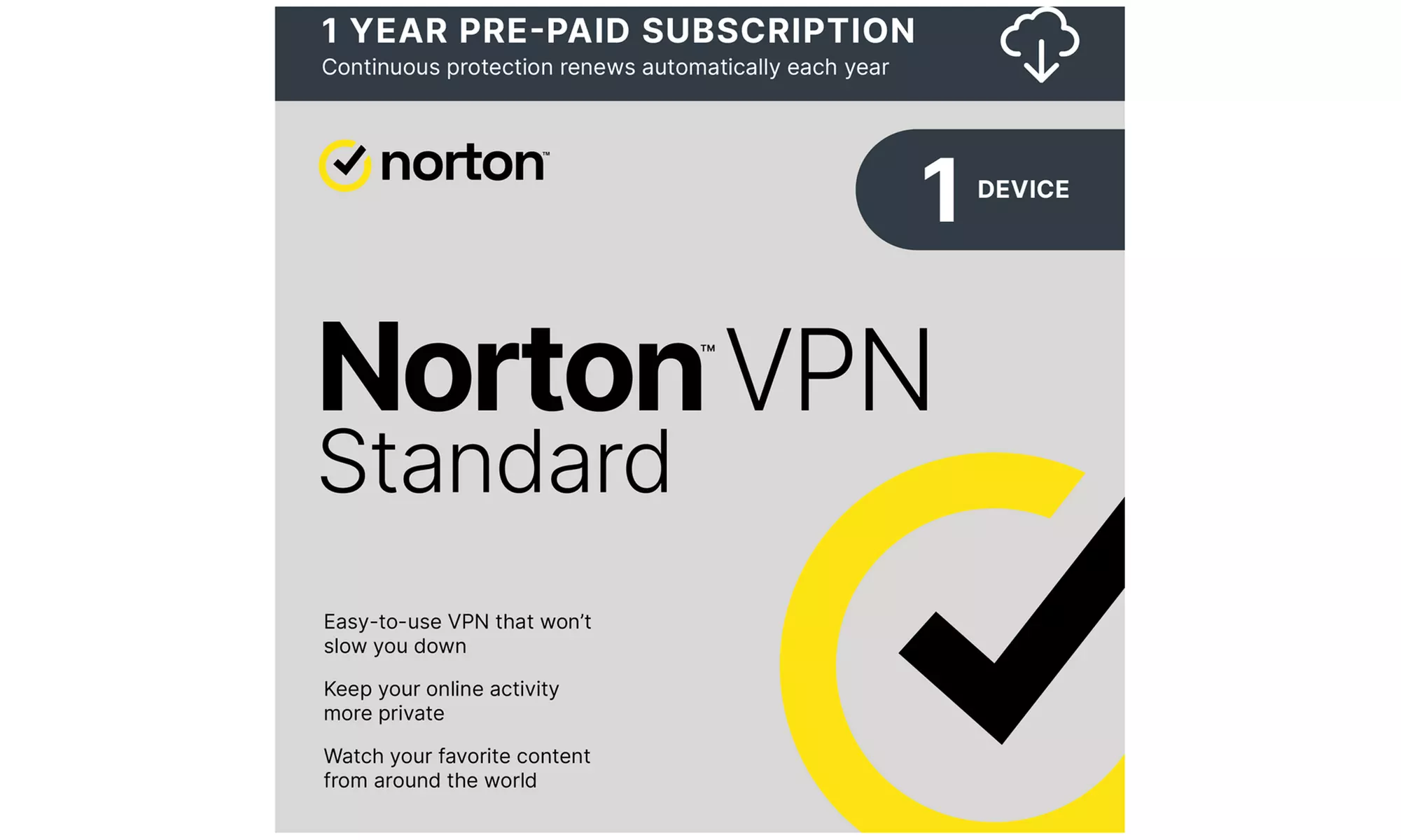 Norton AV +, Secure VPN, 360 Standard 360 Deluxe and 360 2025
