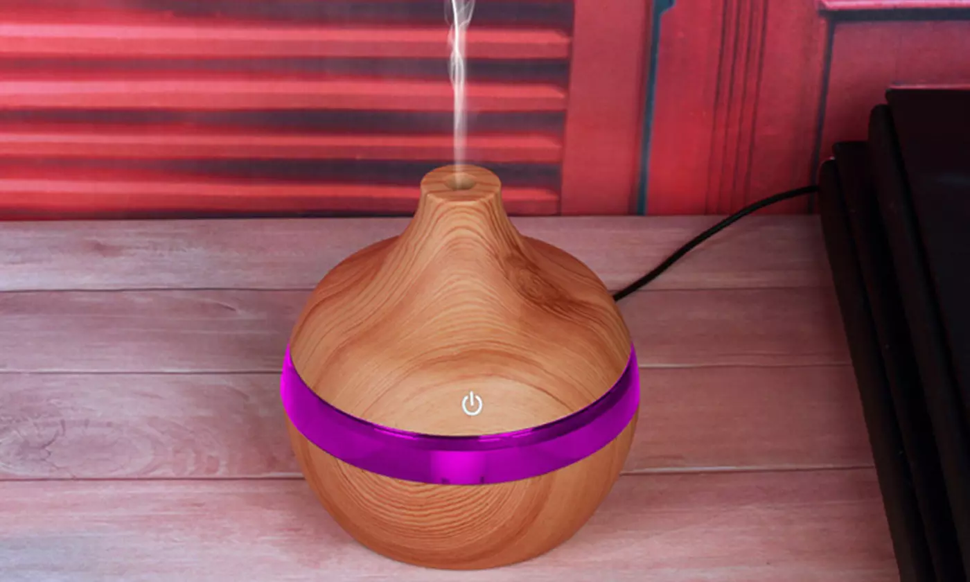 300ml Ultrasonice Aroma Diffusers with 7 Color Lights Cool Mist Humidifier