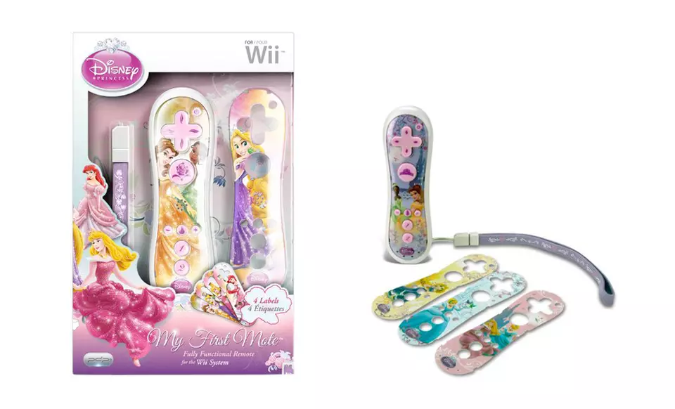 $11.99 for a Disney Princess Remote for Nintendo Wii ($39.99 List Price). Free Returns. - Primary Image