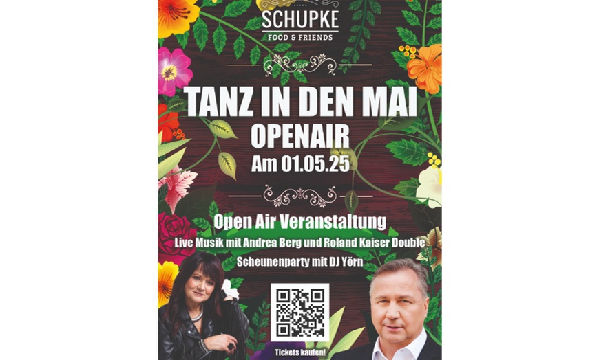 Image 1: Ticket für "Tanz in den Mai" für 1 Person am 1. Mai mit Live Musik