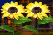 2/4 Pack Solar Lights Solar Sunflower Lights for Outdoor Garden Decor - Second Medium