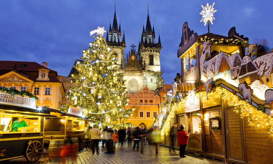 Image 1: ✈ 8-Day Christmas Market - Budapest, Vienna & Prague Vacation with Air