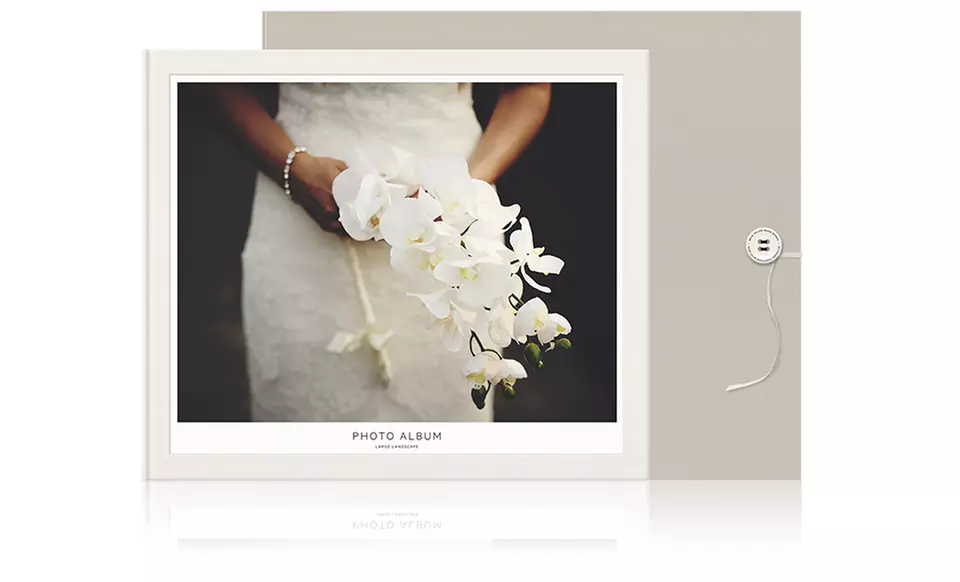 One or Two Large Landscape Wedding Photo Albums from MILK Books (Up to 59% Off)  - Primary Image