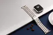 2er-Set Edelstahl-Ersatz-Armbänder für Apple Watch - Second Medium