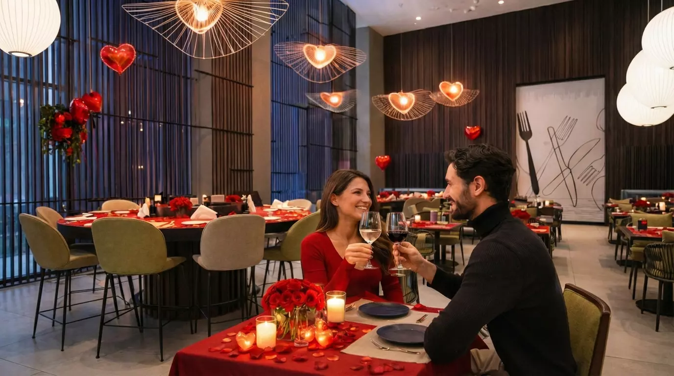 Valentine’s Day Dinner Buffet with Activities at Cosmic Kitchen @ 4* Courtyard by Marriott, WTC (Up To 43% Off) - Primary Image