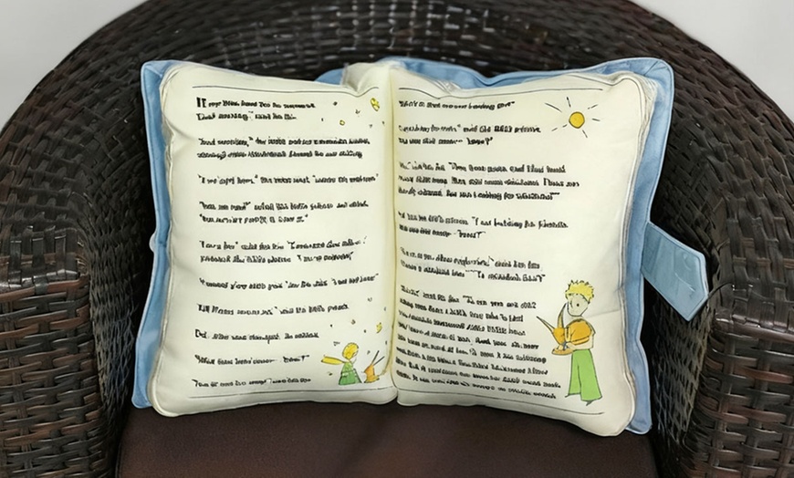 Image 7: Cartoon Inspired Book Shaped Pillow Cushion