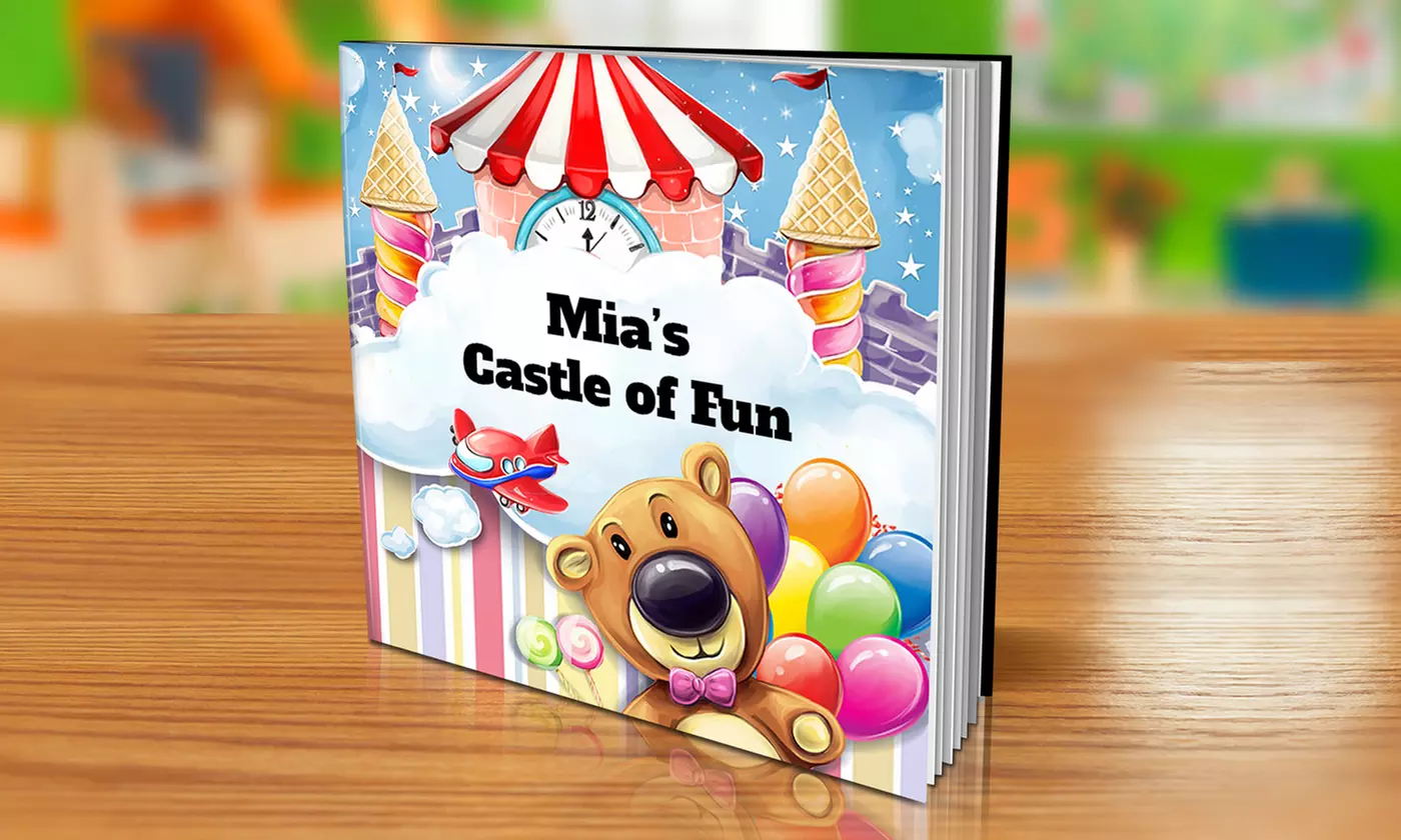 $9 or $14 for Softcover or Hardcover "Castle of Fun" Personalized Kids Book from Dinkleboo (Up to 65% Off)    - Second Medium