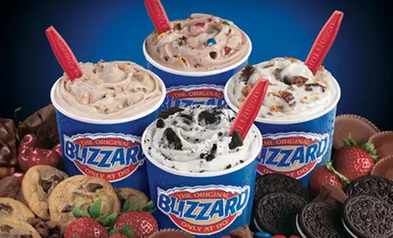 Blizzards, Smoothies, Ice Cream Cakes, Food, and Drinks at Dairy Queen Cotswold (Half Off). Two Options Available. - Primary Image