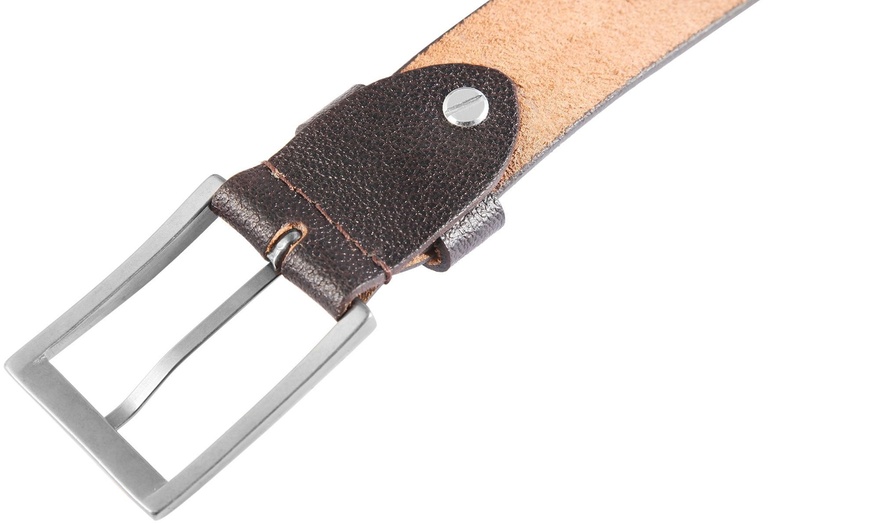 Image 7: Leonardo Verrelli Leder-Gürtel
