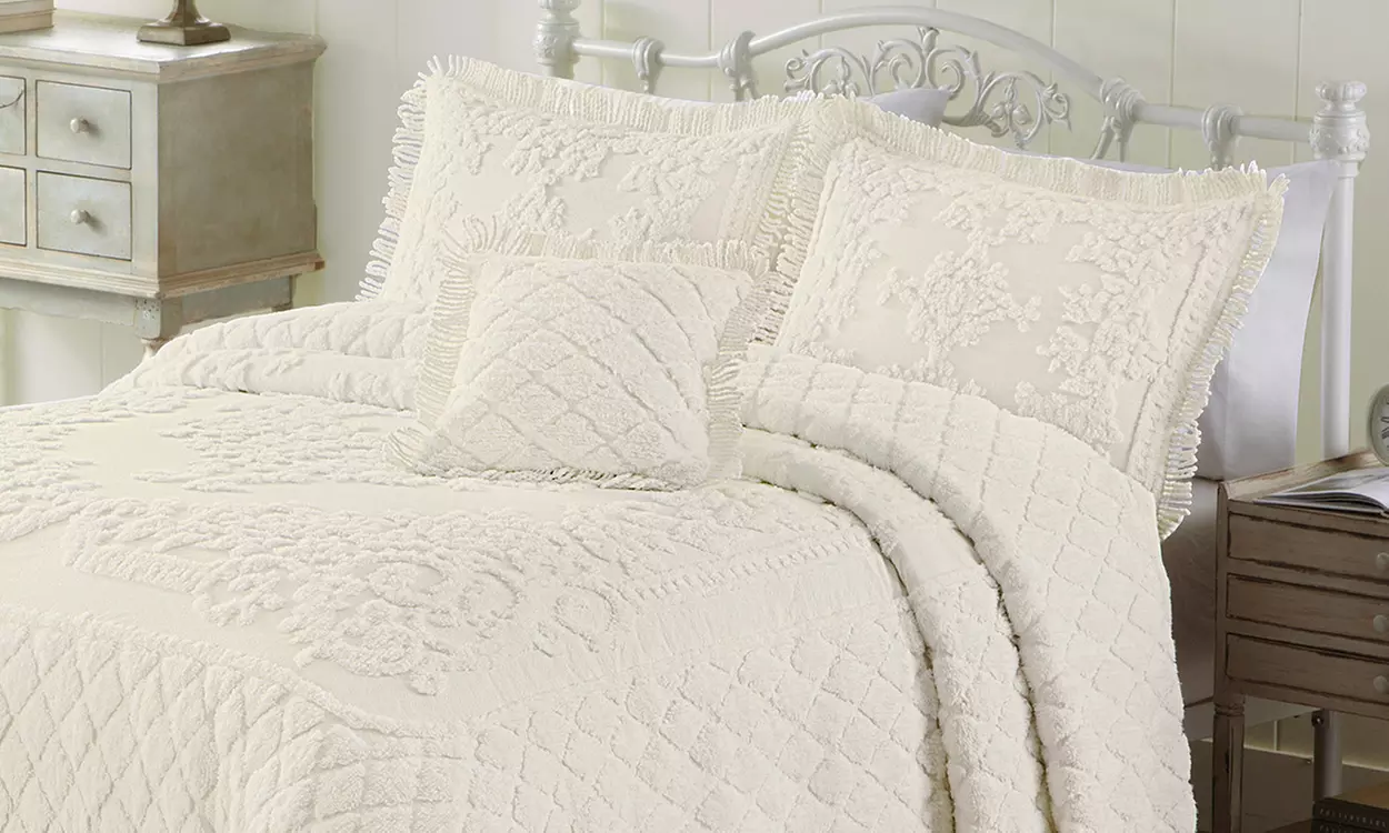 Traditional Chenille Bedspread or Pillow Sham from $24.99–$79.99 - Primary Image