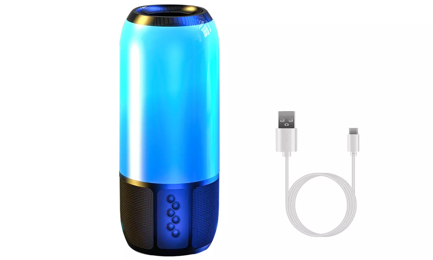 iMounTEK Portable Wireless Bluetooth Speaker with 6 Color-Changing Lights