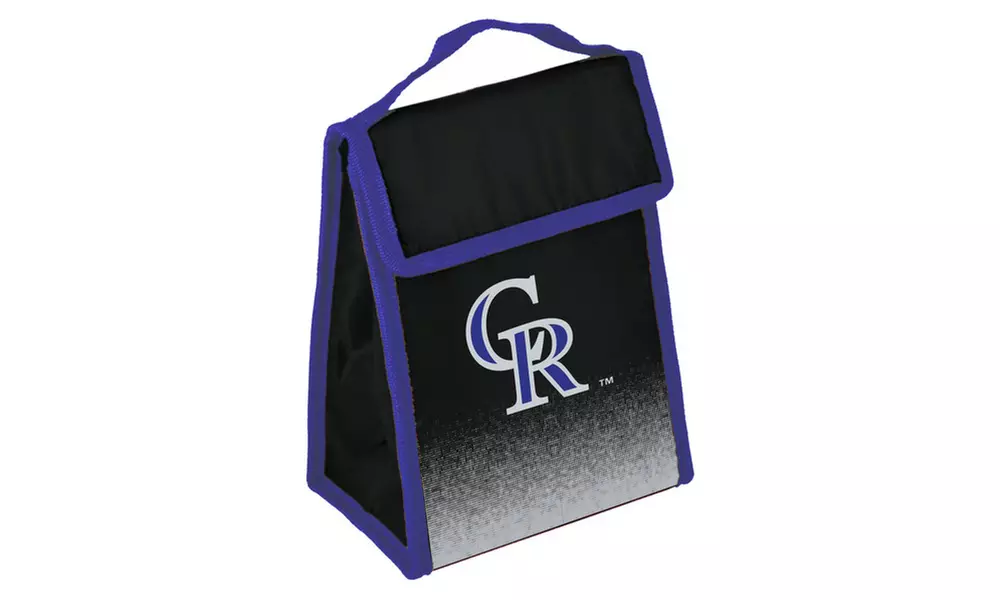 Forever Collectibles MLB Team Logo Gradient Insulated Hook & Loop Lunch Bags