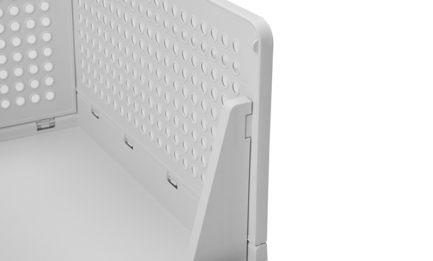 Image 12: Foldable Stackable Drawer Storage Basket 