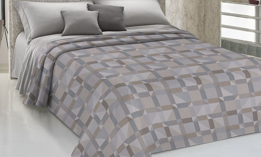 Image 5: Copriletto Pensieri Delicati 100% cotone Made in Italy