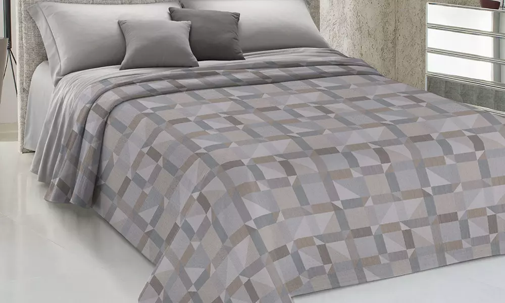 Copriletto Pensieri Delicati 100% cotone Made in Italy