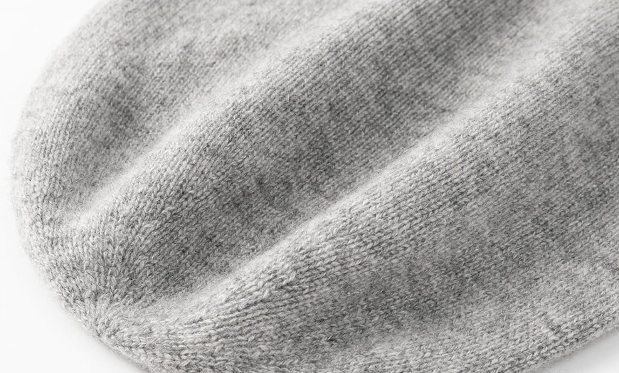 Image 3: Bonnet en cachemire