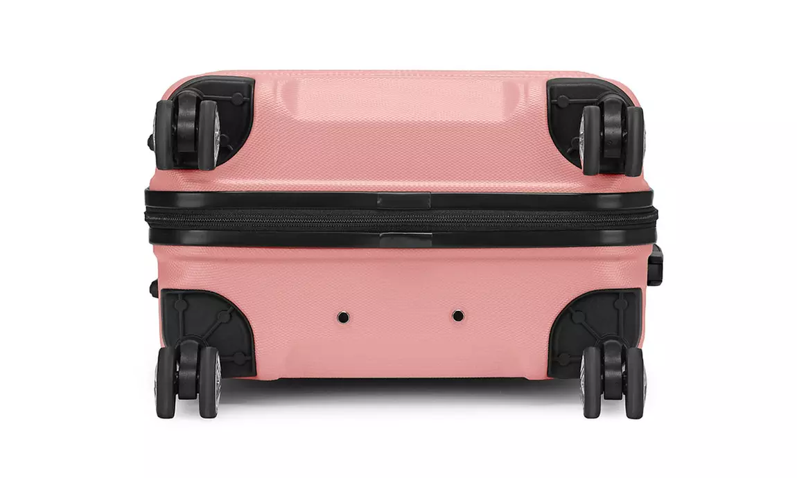 Valise rigide avec coque en ABS et 8 sacs de rangement