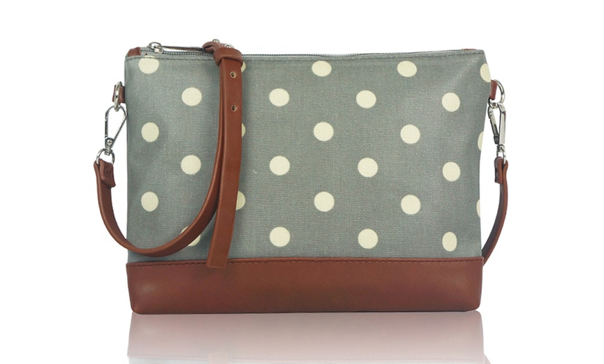 Image 5:  Printed Canvas Cross-Body Bags