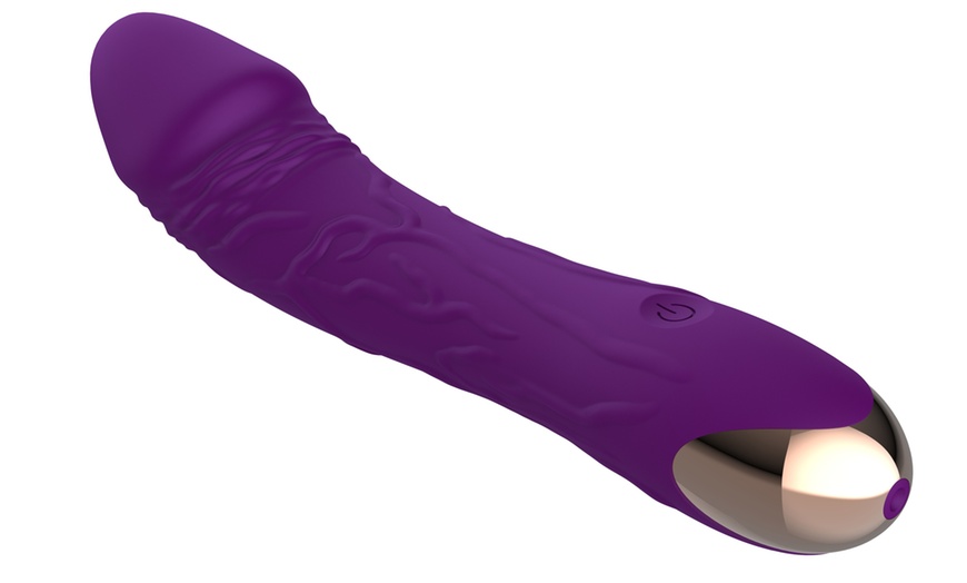 Image 3: Waterproof 20 Speeds G Spot Vibrator Recharge Vibrating Dildo Bachelorette Gift