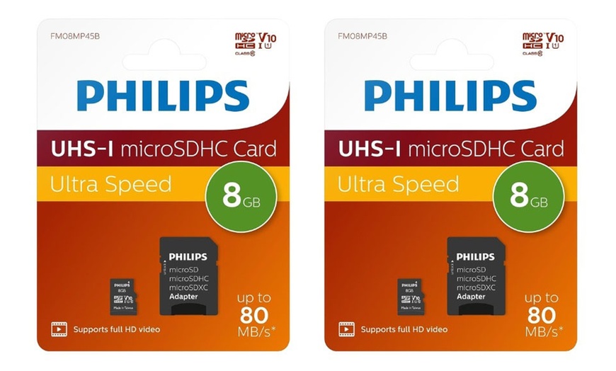 Image 3: Carte mémoire Philips micro SDHC/XC