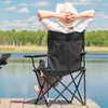 Image 10: Foldable Camping Chair with Cup Holder
