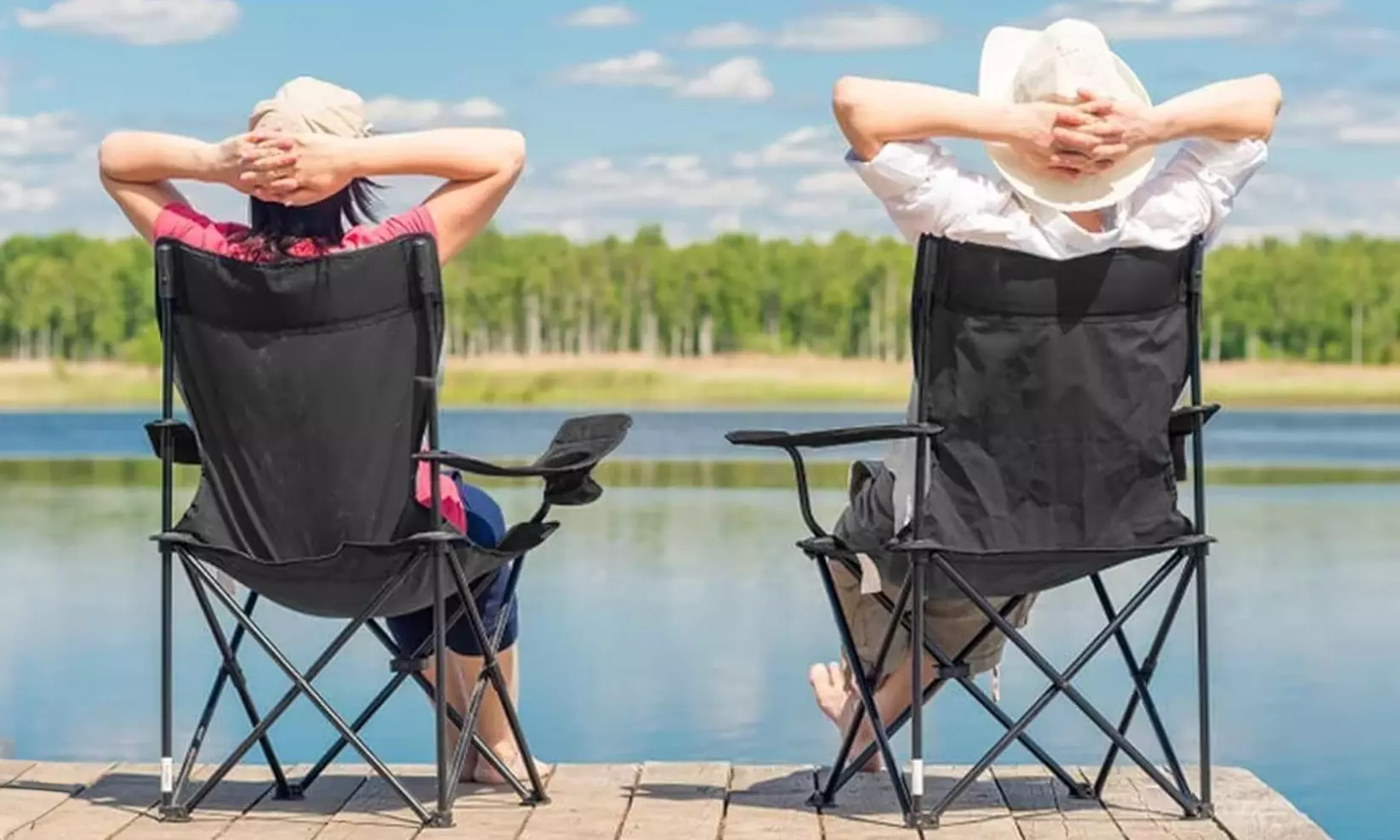 Foldable Camping Chair with Cup Holder