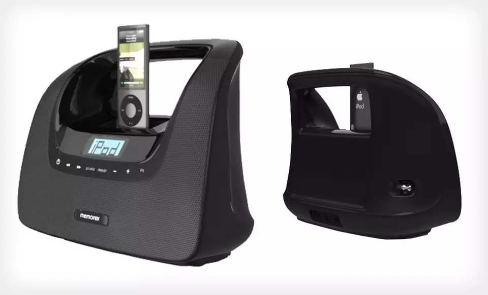 $21.99 for a Black Memorex miniMove Boom Box for iPod ($49.99 List Price) - Primary Image