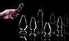 Glass Anal G spot Stimulator Trainer For Adult Sex Toys