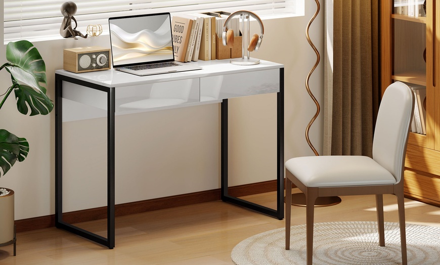 Image 4: HomCom Desk Selection: Stylish, Functional Workspace Solutions