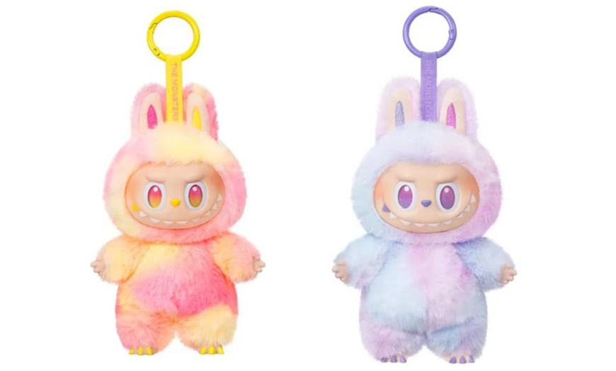 Image 6: Porte-clés peluche inspirée de l'univers Labubu