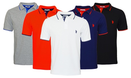 Polo da uomo U.S. Polo in cotone, disponibili in vari colori e taglie