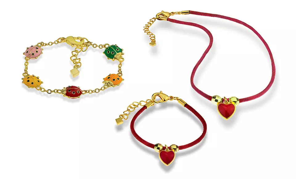Kids' Necklace-and-Bracelet Sets or Charm Bracelet. - Primary Image