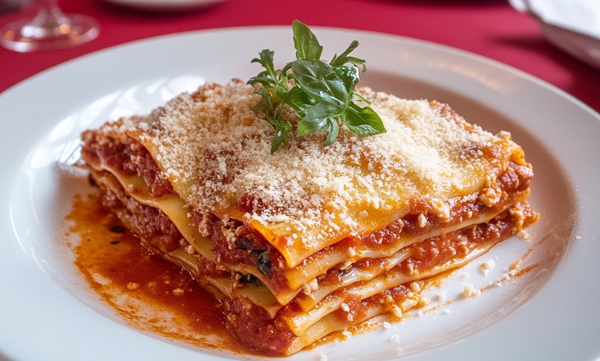 Image 16: Four Course Authentic Italian Dinner with Wine or $50 Dining Credit
