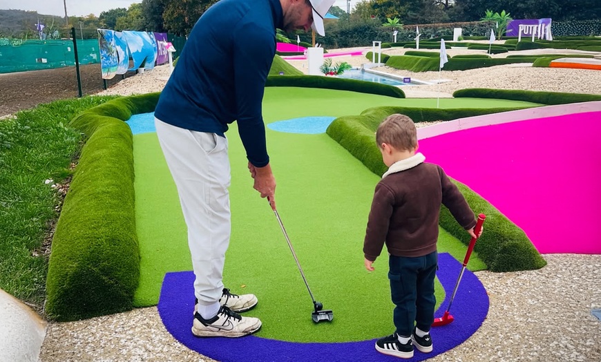 Image 2: Test Your Skills with 18-Hole Mini Golf! Child, Adult or Family Ticket