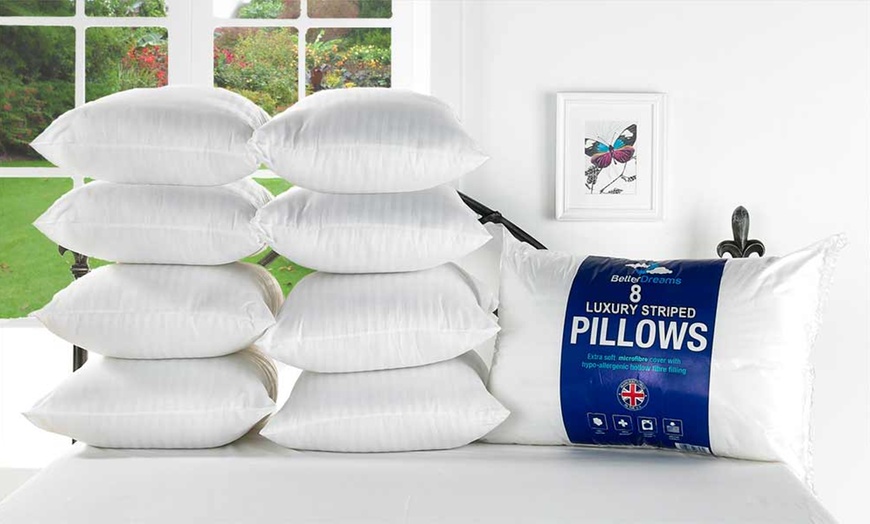 Image 1: Eight Non-Allergenic Pillows