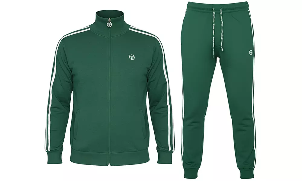 Tuta uomo Sergio Tacchini in cotone felpato