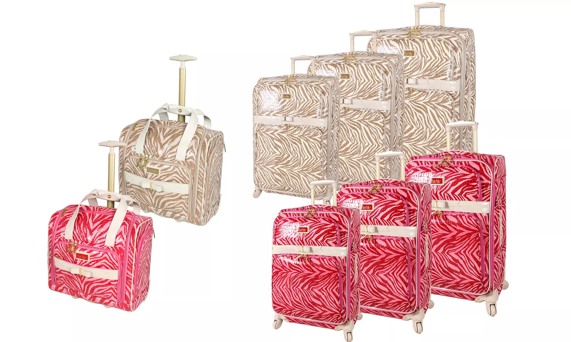 Roxanne Collection 3-Piece Luggage Set or Under-Seat Bag Carry-On - Primary Image