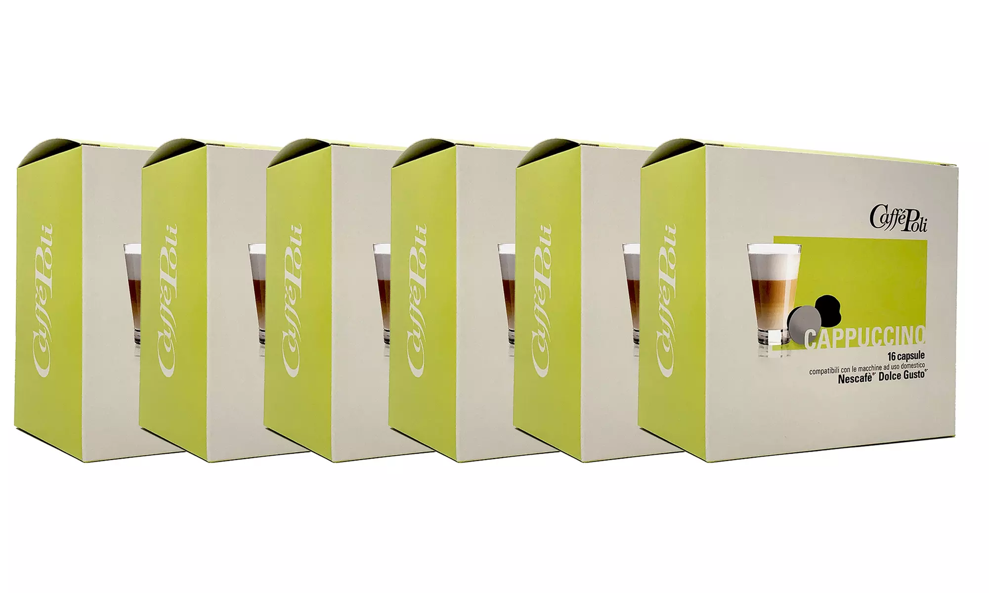 Fino a 256 capsule Caffè Poli compatibili Dolce Gusto