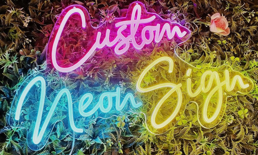 Image 1: Custom Neon Signs from Justyling