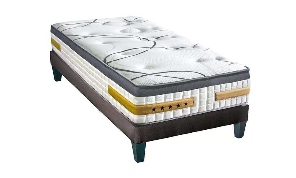 Sommier en bois "Kit15" de Nupsia, technologie tri-lattes actives